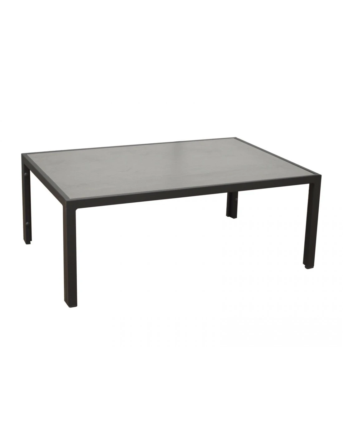 Table Basse MT 93x63 Cm - Aluminium Gris 5 Table Basse MT 93x63 Cm - Aluminium Gris – Image 3