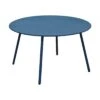 Table Basse Rio Ø70cm En Acier - Bleu 1 Table Basse Rio Ø70cm En Acier - Bleu -Petit Coin Vert Magasin table basse rio o70cm en acier bleu