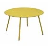 Table Basse Rio Ø70cm En Acier - Moutarde -Petit Coin Vert Magasin table basse rio o70cm en acier moutarde