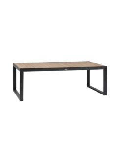 Table Corvo Extensible 12 Places - Acacia/Aluminium