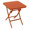 Table D'appoint Greensboro Carrée Pliante - Acier époxy - AMBRE 1 Table D'appoint Greensboro Carrée Pliante - Acier époxy - AMBRE -Petit Coin Vert Magasin table d appoint greensboro carree pliante acier epoxy ambre