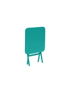 Table D'appoint Greensboro Carrée Pliante - Acier époxy - Emeraude -Petit Coin Vert Magasin table d appoint greensboro carree pliante acier epoxy emeraude 1 1