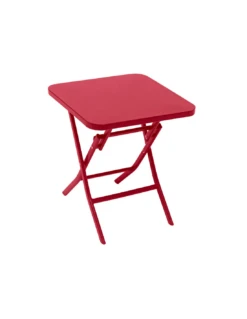 Table D'appoint Greensboro Carrée Pliante - Acier époxy - Grenade