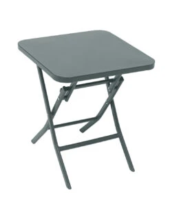 Table D'appoint Greensboro Carrée Pliante - Acier époxy - Jade