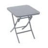 Table D'appoint Greensboro Carrée Pliante - Acier époxy - Quartz 1 Table D'appoint Greensboro Carrée Pliante - Acier époxy - Quartz -Petit Coin Vert Magasin table d appoint greensboro carree pliante acier epoxy quartz
