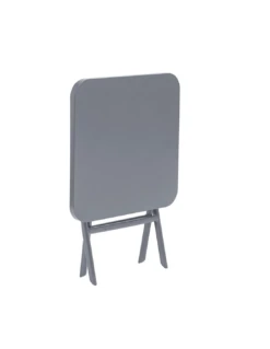 Table D'appoint Greensboro Carrée Pliante - Acier époxy - Quartz -Petit Coin Vert Magasin table d appoint greensboro carree pliante acier epoxy quartz 2