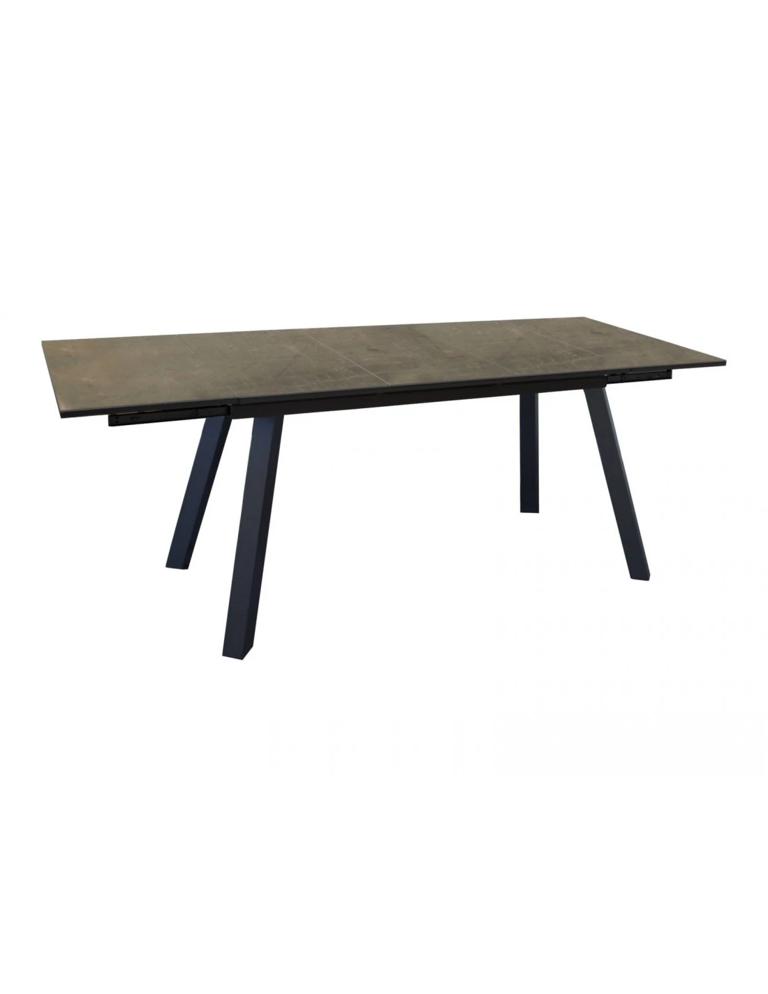 Table De Jardin Agra 150/200/250 Cm - Plateau à Lames HPL Fundermax - Graphite / Cave 3 Table De Jardin Agra 150/200/250 Cm - Plateau à Lames HPL Fundermax - Graphite / Cave