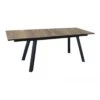 Table De Jardin Agra 150/200/250 Cm - Plateau à Lames HPL Fundermax - Graphite / Wood 1 Table De Jardin Agra 150/200/250 Cm - Plateau à Lames HPL Fundermax - Graphite / Wood -Petit Coin Vert Magasin table de jardin agra 150200250 cm plateau a lames hpl fundermax graphite wood