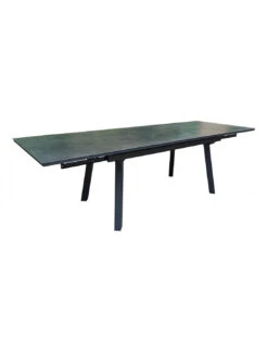 Table De Jardin Extensible Agra 150/200/250x90 Cm - Alu/HPL - Graphite