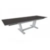 Table De Jardin AMBER Extensible L.180/230/280 Cm - Blanc Black Boréal -Petit Coin Vert Magasin table de jardin amber extensible l180230280 cm blanc black boreal