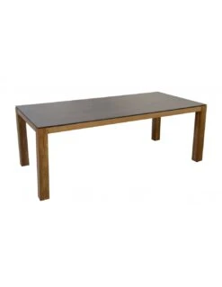 Table De Jardin Asola En Teck Et Plateau HPL Trespa