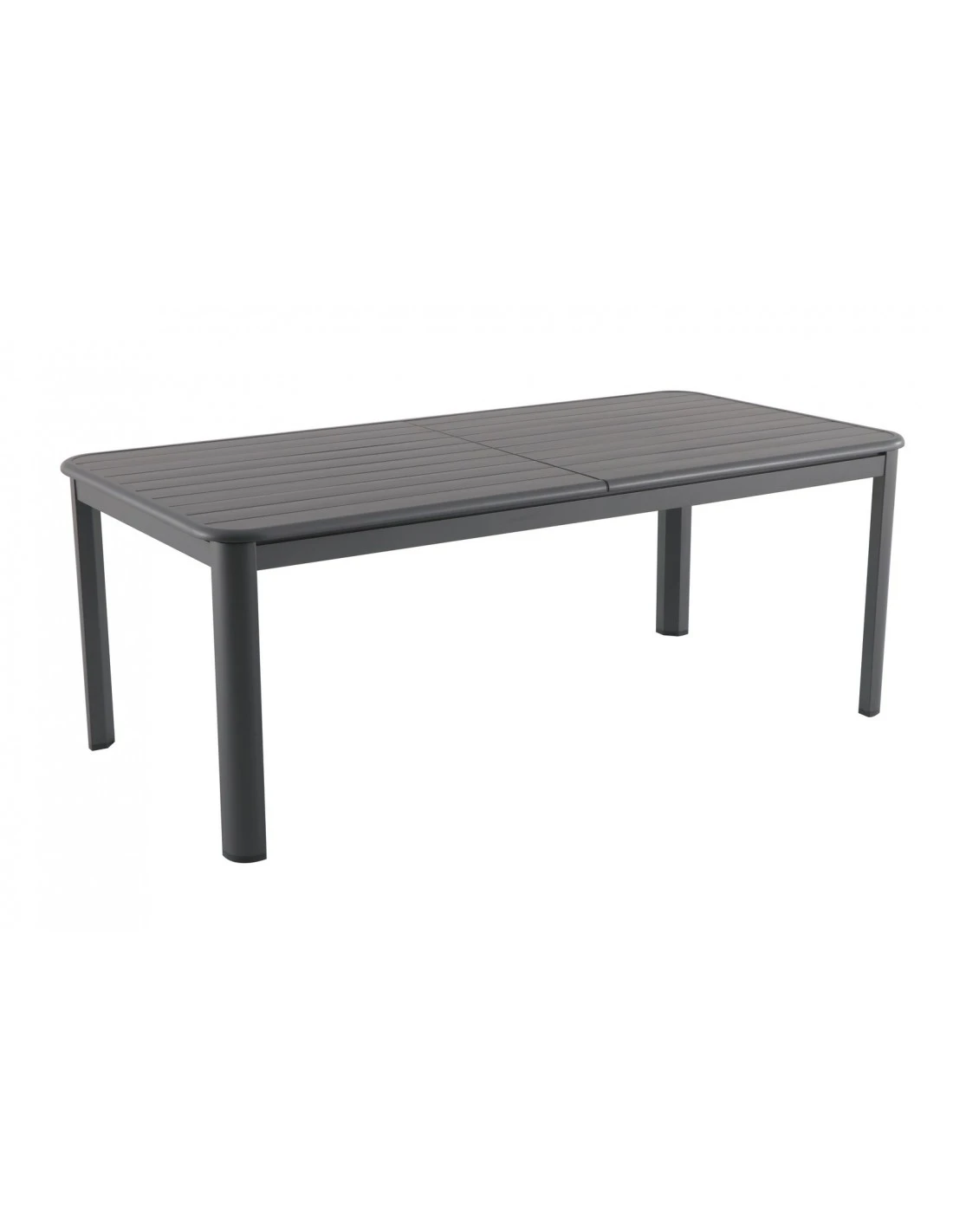 Table De Jardin ATHENA Extensible En Aluminium à Lattes Graphite 3 Table De Jardin ATHENA Extensible En Aluminium à Lattes Graphite
