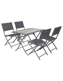 Table De Jardin Azua Pliante Rectangle 4 Places - Aluminium - Gris Smoke Plateau Ect Effet Bois 10 Table De Jardin Azua Pliante Rectangle 4 Places - Aluminium - Gris Smoke Plateau Ect Effet Bois -Petit Coin Vert Magasin table de jardin azua pliante rectangle 4 places aluminium gris smoke plateau ect effet bois 2