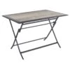 Table De Jardin Azua Pliante Rectangle 6 Places - Aluminium - Gris Smoke Plateau Effet Bois 1 Table De Jardin Azua Pliante Rectangle 6 Places - Aluminium - Gris Smoke Plateau Effet Bois -Petit Coin Vert Magasin table de jardin azua pliante rectangle 6 places aluminium gris smoke plateau effet bois