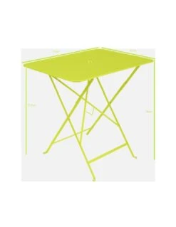 Table De Jardin Bistro 77 X 57 Cm - Métal Pliante Rectangle - Miel 8 Table De Jardin Bistro 77 X 57 Cm - Métal Pliante Rectangle - Miel -Petit Coin Vert Magasin table de jardin bistro 77x57 cm metal pliante rectangle 10