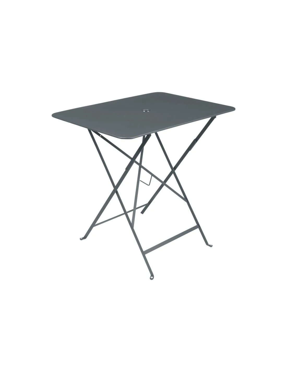 Table De Jardin Bistro 77 X 57 Cm - Métal Pliante Rectangle - Gris Orage 3 Table De Jardin Bistro 77 X 57 Cm - Métal Pliante Rectangle - Gris Orage