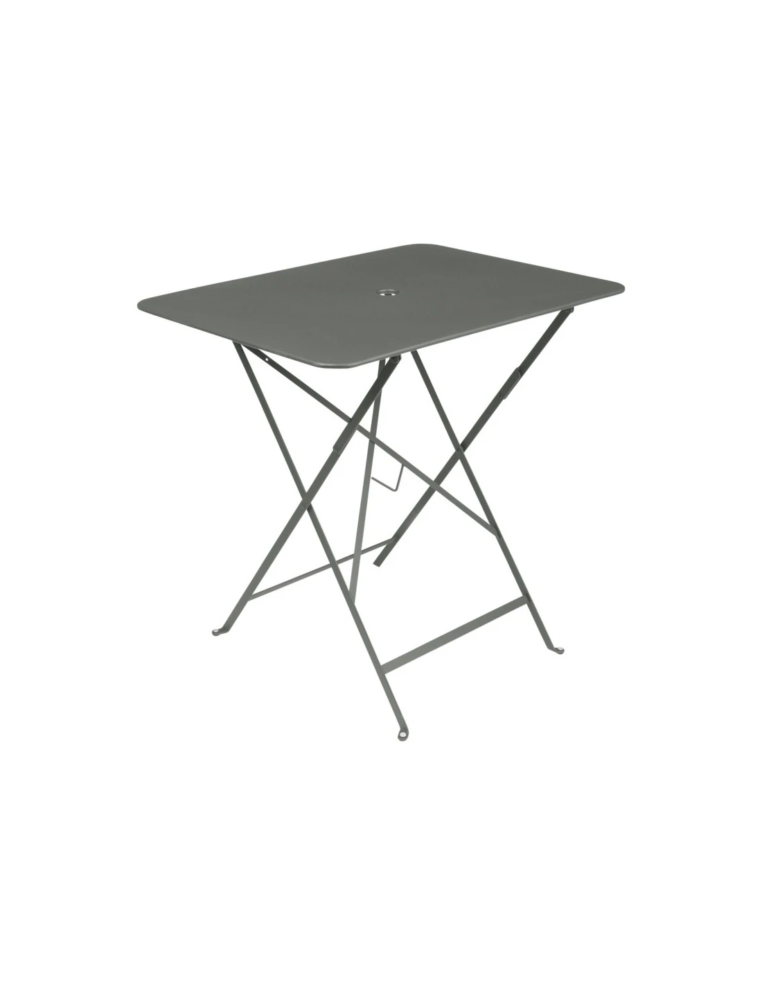 Table De Jardin Bistro 77 X 57 Cm - Métal Pliante Rectangle - Romarin 3 Table De Jardin Bistro 77 X 57 Cm - Métal Pliante Rectangle - Romarin