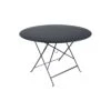 Table De Jardin Bistro D.117 Cm - Métal Pliante Ronde - Carbone 2 Table De Jardin Bistro D.117 Cm - Métal Pliante Ronde - Carbone -Petit Coin Vert Magasin table de jardin bistro d117 cm metal pliante ronde 3