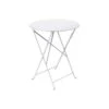 Table De Jardin Bistro D.60 Cm - Métal Ronde Pliante - Blanc Coton 1 Table De Jardin Bistro D.60 Cm - Métal Ronde Pliante - Blanc Coton -Petit Coin Vert Magasin table de jardin bistro d60 cm metal ronde pliante 15