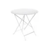 Table De Jardin Bistro D.77 Cm - Ronde Pliante Métal - Blanc Coton 2 Table De Jardin Bistro D.77 Cm - Ronde Pliante Métal - Blanc Coton -Petit Coin Vert Magasin table de jardin bistro d77 cm ronde pliante metal 12