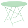 Table De Jardin Bistro D.96 Cm - Métal Pliante Ronde - Vert Opaline 1 Table De Jardin Bistro D.96 Cm - Métal Pliante Ronde - Vert Opaline -Petit Coin Vert Magasin table de jardin bistro d96 cm metal pliante ronde