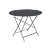 Table De Jardin Bistro D.96 Cm - Métal Pliante Ronde - Carbone 1 Table De Jardin Bistro D.96 Cm - Métal Pliante Ronde - Carbone -Petit Coin Vert Magasin table de jardin bistro d96 cm metal pliante ronde 8