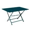 Table De Jardin Cargo 128x90 Cm En Métal Rectangle Pliante - Bleu Acapulco -Petit Coin Vert Magasin table de jardin cargo 128x90 cm en metal rectangle pliante bleu acapulco