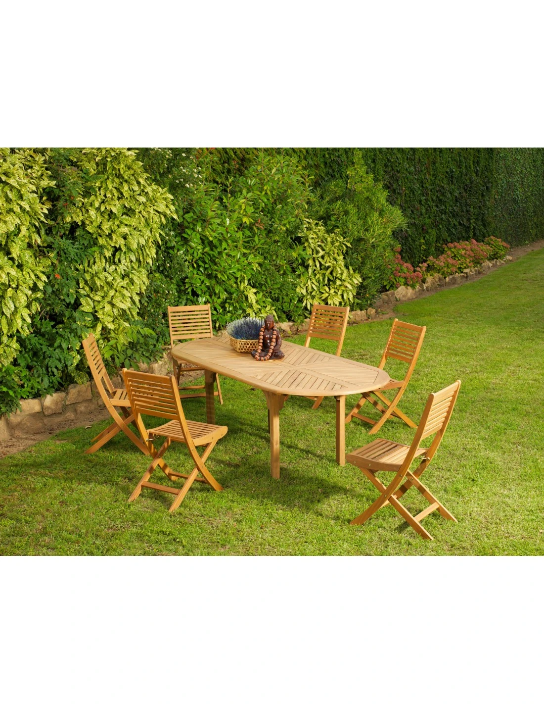 Table De Jardin Durban En Bois D'Eucalyptus FSC 4 Table De Jardin Durban En Bois D'Eucalyptus FSC – Image 2
