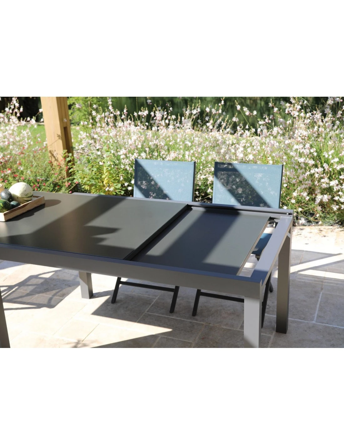 Table De Jardin Elise Extensible - 6 à 8 Places - Aluminium Graphite 6 Table De Jardin Elise Extensible - 6 à 8 Places - Aluminium Graphite – Image 4