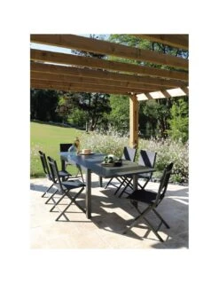 Table De Jardin Elise Extensible - 6 à 8 Places - Aluminium Graphite 14 Table De Jardin Elise Extensible - 6 à 8 Places - Aluminium Graphite -Petit Coin Vert Magasin table de jardin elise extensible 6 a 8 places aluminium graphite 5