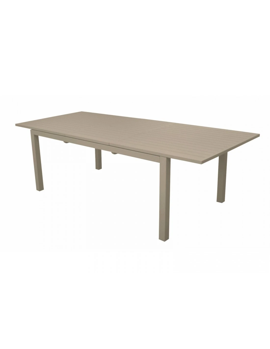 Table De Jardin Extensible GENES 160/240 X 100 Cm - Aluminium - Crème 4 Table De Jardin Extensible GENES 160/240 X 100 Cm - Aluminium - Crème – Image 2