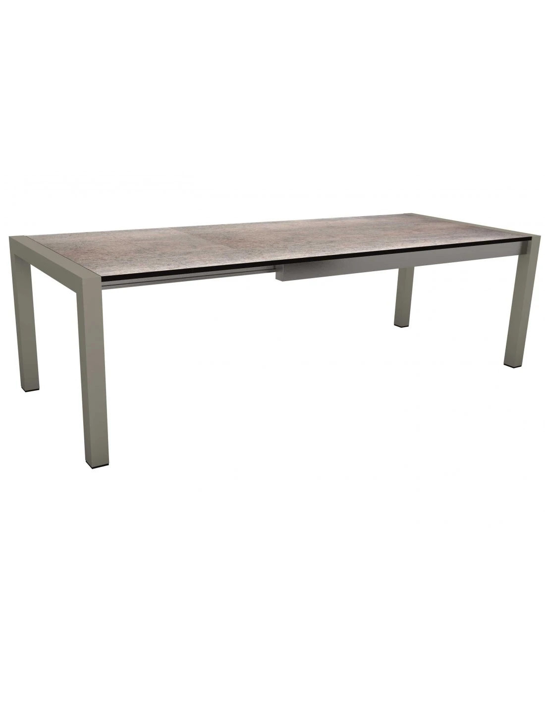 Table De Jardin Extensible Graphite 214 (254/294) X 100 Cm Plateau HPL - HPL SILVERSTAR SMOKY 3 Table De Jardin Extensible Graphite 214 (254/294) X 100 Cm Plateau HPL - HPL SILVERSTAR SMOKY