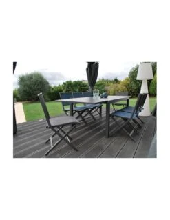 Table De Jardin Extensible LANZA - L.165/261x100 Cm Aluminium Imitation Bois 18 Table De Jardin Extensible LANZA - L.165/261x100 Cm Aluminium Imitation Bois -Petit Coin Vert Magasin table de jardin extensible lanza l165261x100 cm aluminium imitation bois 6