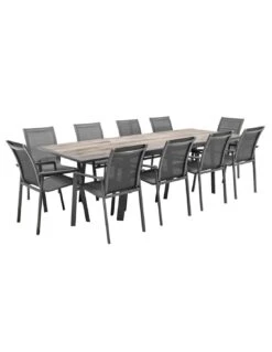 Table De Jardin Extensible Pavane 10 Personnes - Pécan 11 Table De Jardin Extensible Pavane 10 Personnes - Pécan -Petit Coin Vert Magasin table de jardin extensible pavane 10 personnes pecan 3
