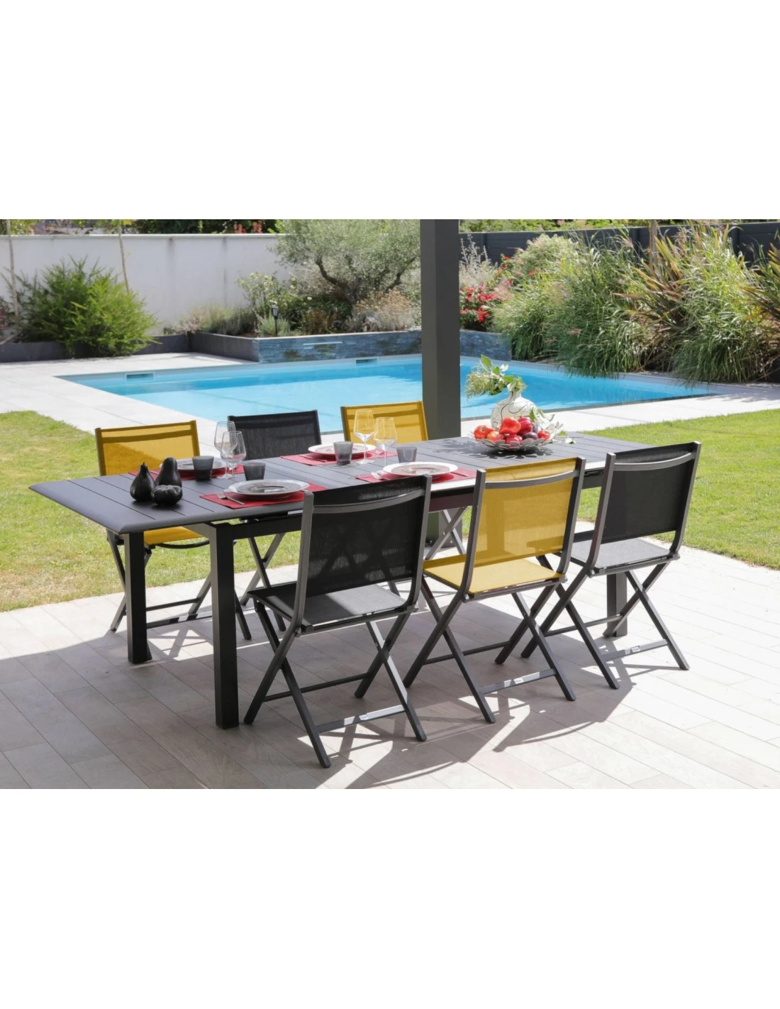 Table De Jardin Louisiane II 187 / 247 Cm X 100 Cm 4 Table De Jardin Louisiane II 187 / 247 Cm X 100 Cm – Image 2