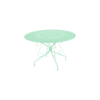 Table De Jardin Montmartre D.117 Cm - Métal Ronde - Vert Opaline 2 Table De Jardin Montmartre D.117 Cm - Métal Ronde - Vert Opaline -Petit Coin Vert Magasin table de jardin montmartre d117 cm metal ronde