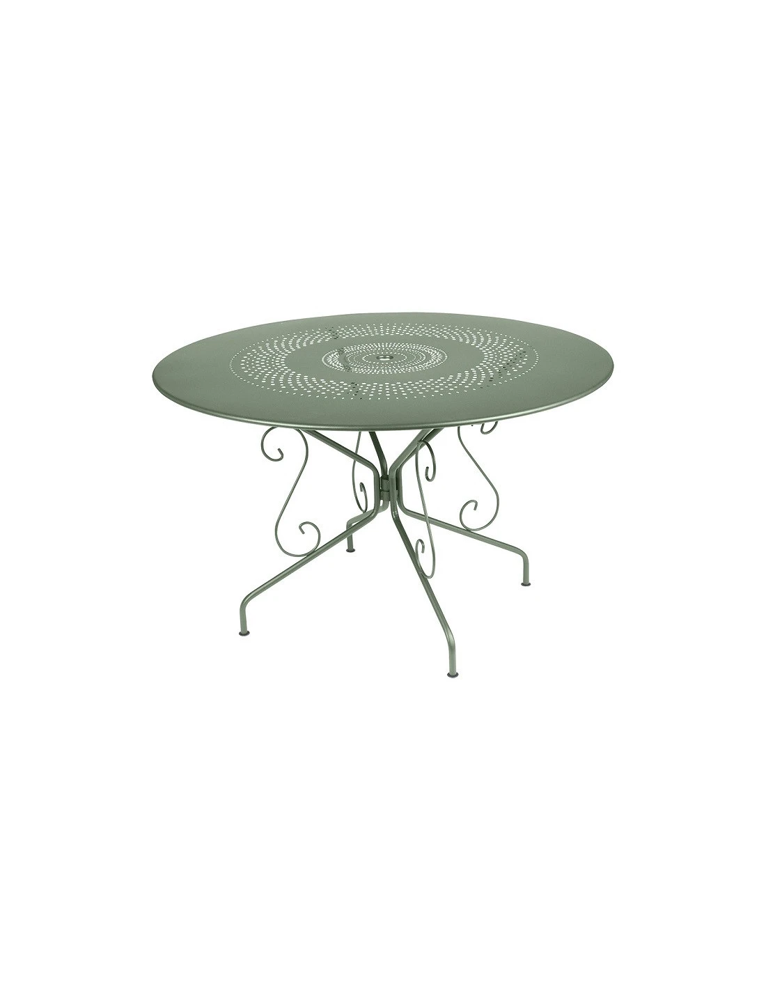 Table De Jardin Montmartre D.117 Cm - Métal Ronde - Cactus 3 Table De Jardin Montmartre D.117 Cm - Métal Ronde - Cactus