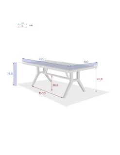 Table De Jardin Papouasie 8 Places - Bois D'acacia -Petit Coin Vert Magasin table de jardin papouasie 8 places bois d acacia 5