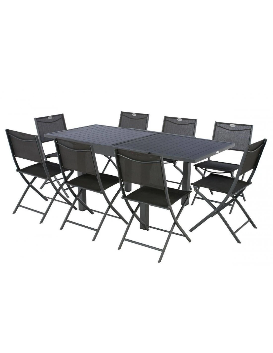 Table De Jardin Piazza Graphite Extensible 8 Places - Aluminium 7 Table De Jardin Piazza Graphite Extensible 8 Places - Aluminium – Image 5