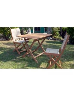 Table De Jardin Sophie Pliante En Bois D'eucalyptus - 70 X 70 Cm 10 Table De Jardin Sophie Pliante En Bois D'eucalyptus - 70 X 70 Cm -Petit Coin Vert Magasin table de jardin sophie pliante bois d eucalyptus proloisirs 1