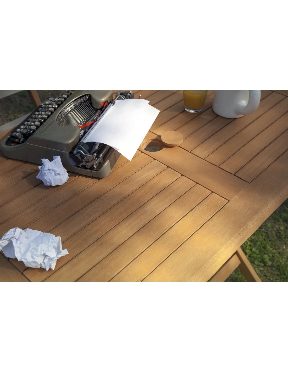 Table De Jardin Sophie Pliante En Bois D'eucalyptus - 110 X 70 Cm 6 Table De Jardin Sophie Pliante En Bois D'eucalyptus - 110 X 70 Cm – Image 4