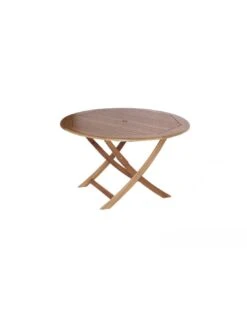 Table De Jardin Sophie Pliante Ronde En Eucalyptus - 80 Cm -Petit Coin Vert Magasin table de jardin sophie pliante ronde en eucalyptus 5