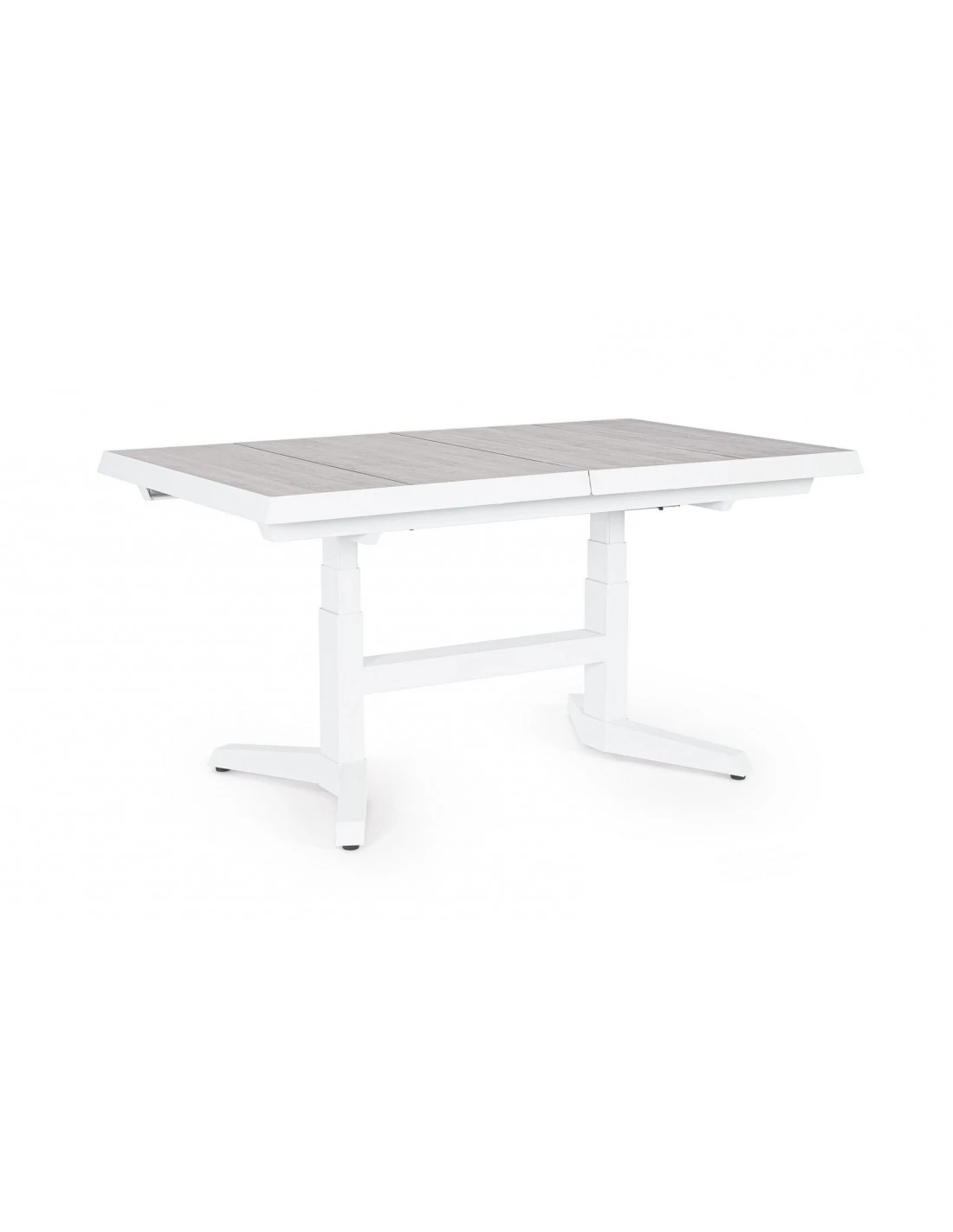 Table élévatrice Extensible Robert Aluminium Céramique Blanc 4 Table élévatrice Extensible Robert Aluminium Céramique Blanc – Image 2