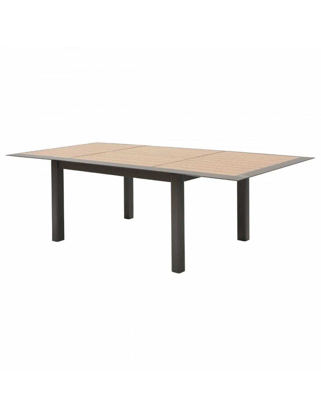 Table De Jardin Allure Extensible 10 Places - Aluminium Imprimé Effet Bois 4 Table De Jardin Allure Extensible 10 Places - Aluminium Imprimé Effet Bois – Image 2