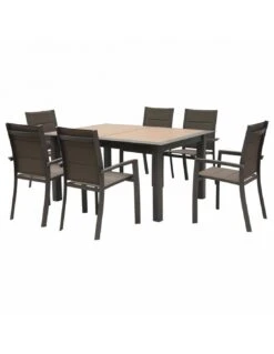 Table De Jardin Allure Extensible 10 Places - Aluminium Imprimé Effet Bois 17 Table De Jardin Allure Extensible 10 Places - Aluminium Imprimé Effet Bois -Petit Coin Vert Magasin table extensible allure 10 places aluminium imprime effet bois 1 4