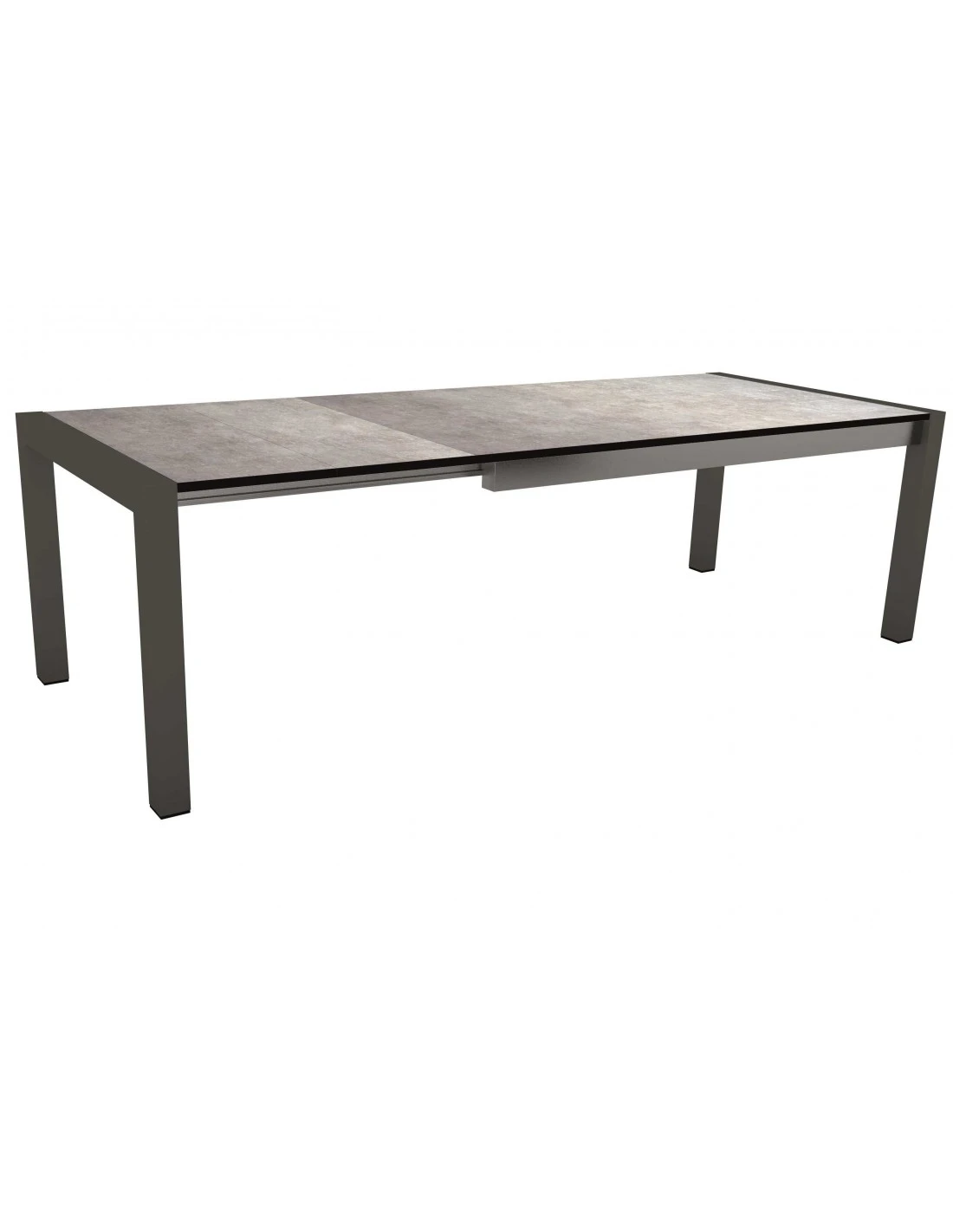 Table De Jardin Extensible Anthracite 214 (254/294) X 100 Cm Plateau HPL - Stern - HPL SILVERSTAR GRIS METALLIQUE 3 Table De Jardin Extensible Anthracite 214 (254/294) X 100 Cm Plateau HPL - Stern - HPL SILVERSTAR GRIS METALLIQUE