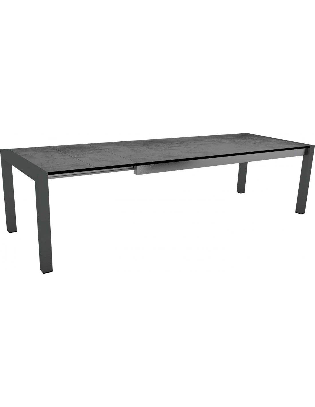 Table De Jardin Extensible Anthracite 214 (254/294) X 100 Cm Plateau HPL - Stern - HPL SILVERSTAR CIMENT 3 Table De Jardin Extensible Anthracite 214 (254/294) X 100 Cm Plateau HPL - Stern - HPL SILVERSTAR CIMENT
