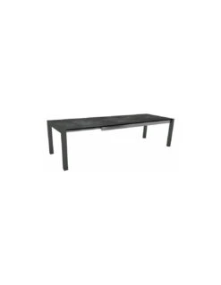 Table De Jardin Extensible Anthracite 214 (254/294) X 100 Cm Plateau HPL - Stern - HPL SILVERSTAR SLATE