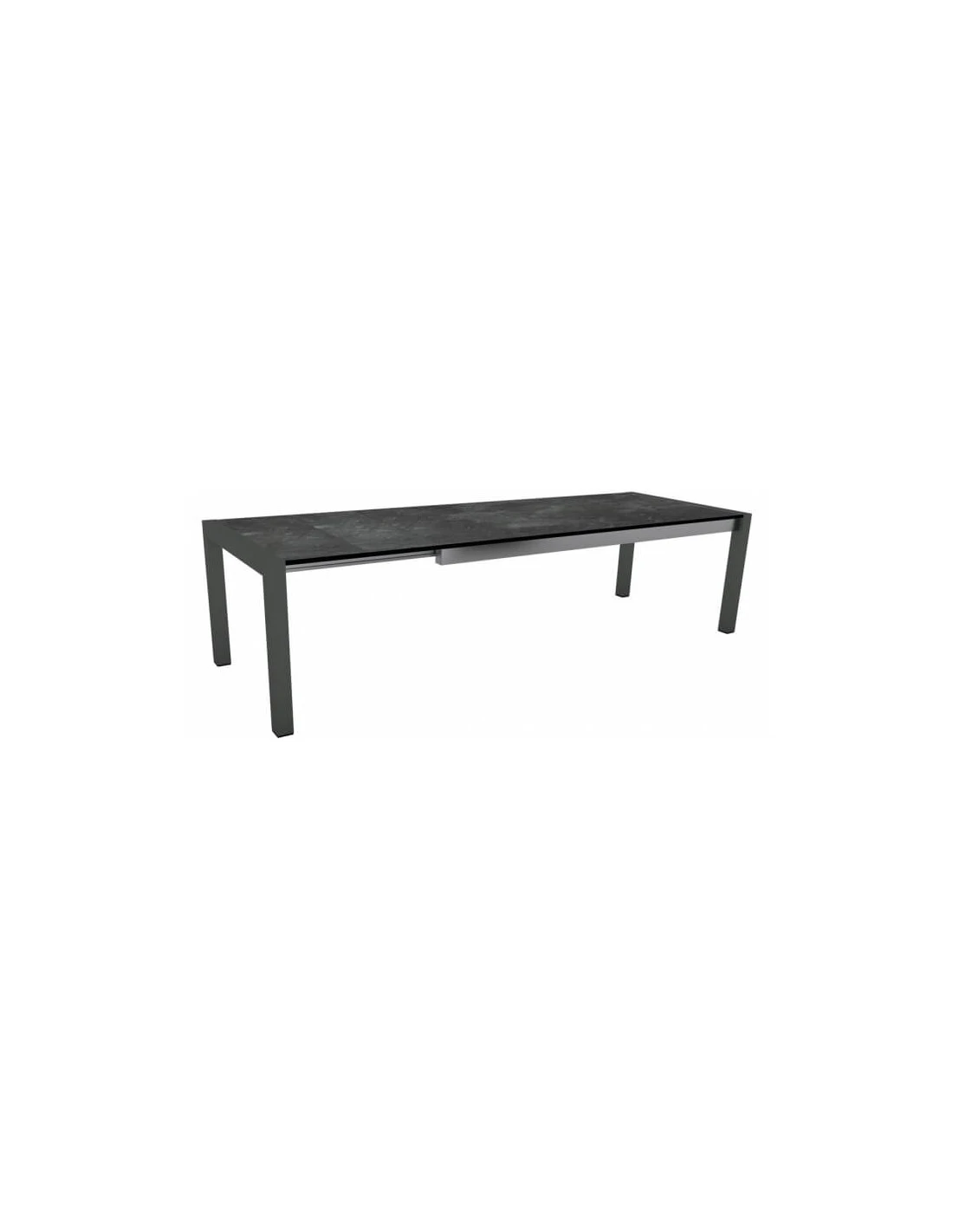 Table De Jardin Extensible Anthracite 214 (254/294) X 100 Cm Plateau HPL - Stern - HPL SILVERSTAR SLATE 3 Table De Jardin Extensible Anthracite 214 (254/294) X 100 Cm Plateau HPL - Stern - HPL SILVERSTAR SLATE
