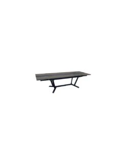 Table GALLEO 150/200/250 X 90 Cm - Aluminium Et Fundermax - Graphite / Mocca 7 Table GALLEO 150/200/250 X 90 Cm - Aluminium Et Fundermax - Graphite / Mocca -Petit Coin Vert Magasin table galleo 150200250 x 90 cm aluminium et fundermax 5